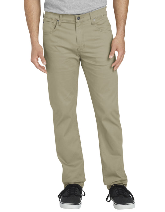 Dickies Mens FLEX Slim Fit Tapered Leg 5-Pocket Pants