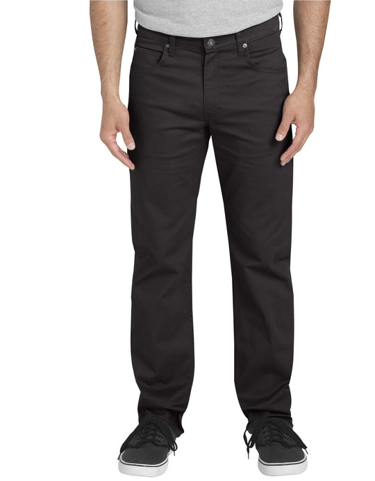 Dickies Mens FLEX Regular Fit Straight Leg 5-Pocket Pants