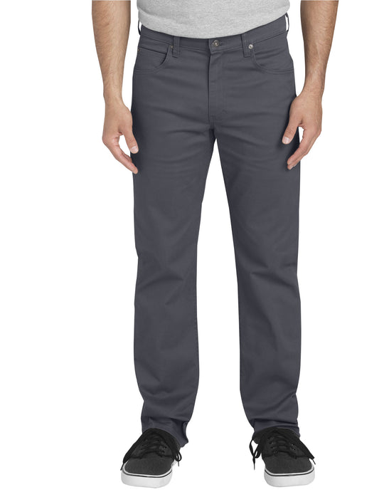 Dickies Mens FLEX Regular Fit Straight Leg 5-Pocket Pants