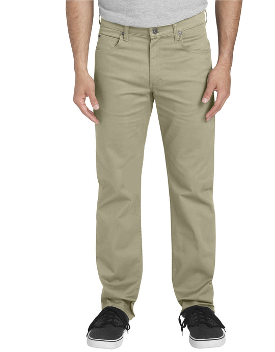 Dickies Mens FLEX Regular Fit Straight Leg 5-Pocket Pants