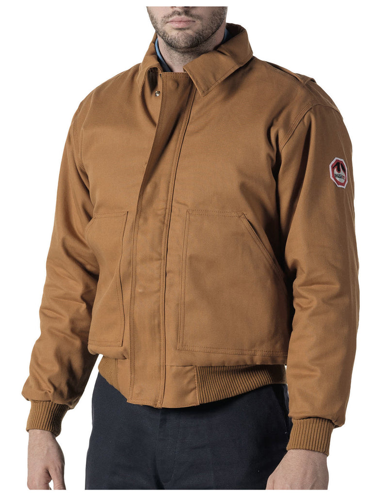Walls Mens Flame Resistant Insulated Bomber Jacket