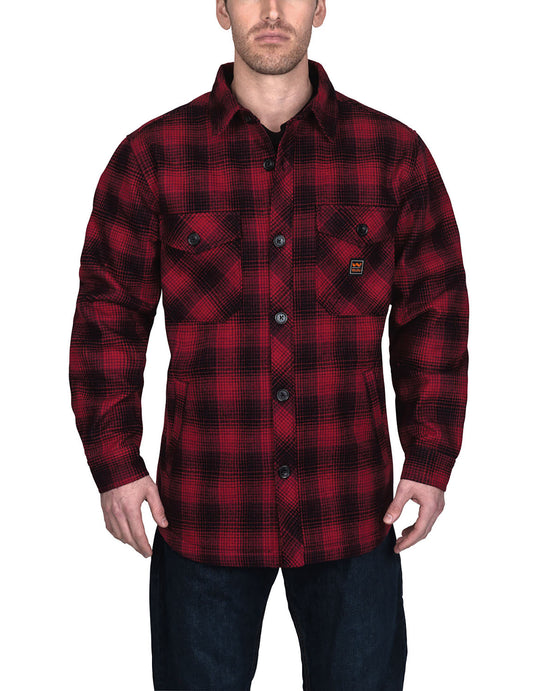 Walls Mens Weldon Vintage Plaid Bonded Jac Shirt