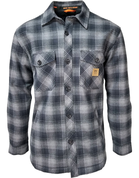 Walls Mens Weldon Vintage Plaid Bonded Jac Shirt