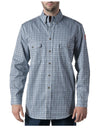 Walls Mens Flame Resistant Plaid Workshirt