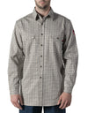 Walls Mens Flame Resistant Plaid Workshirt