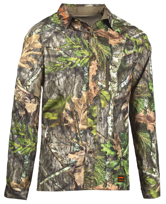 Walls Mens Ultra-Lite Long Sleeve Mesh Back Shirt