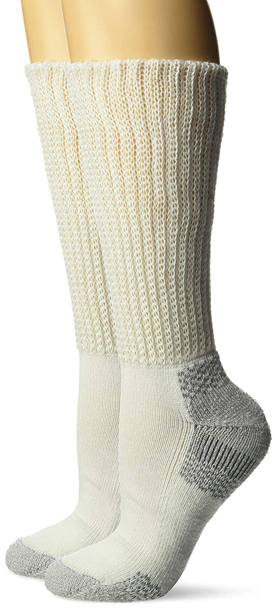Dr. Scholls Womens Diabetes and Circulatory Advanced Relief Wide Top 2-Pair Crew Socks
