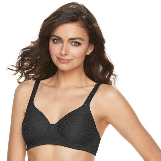Vanity Fair Womens Body Shine Full Coverage Wirefree Bra
