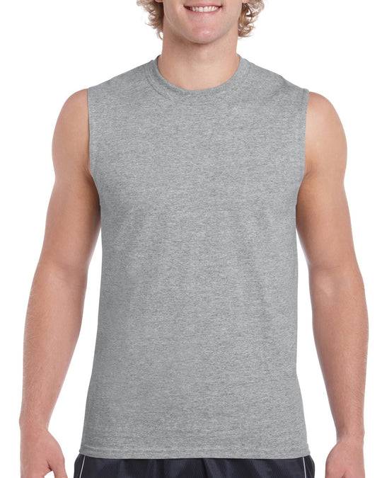 Gildan Mens Ultra Cotton Sleeveless T-Shirt