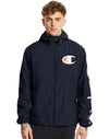 Champion Life Mens Packable Full Zip Jacket, S, Deep Blue Water