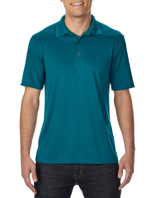 Gildan Mens Performance Jersey Sport Shirt, S, Marbled Navy