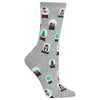 Hot Sox Womens Snowglobes Crew Socks