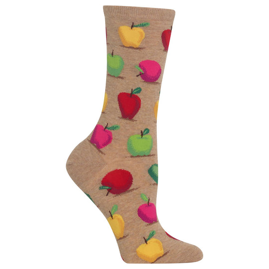 Hot Sox Womens Apples Crew Socks