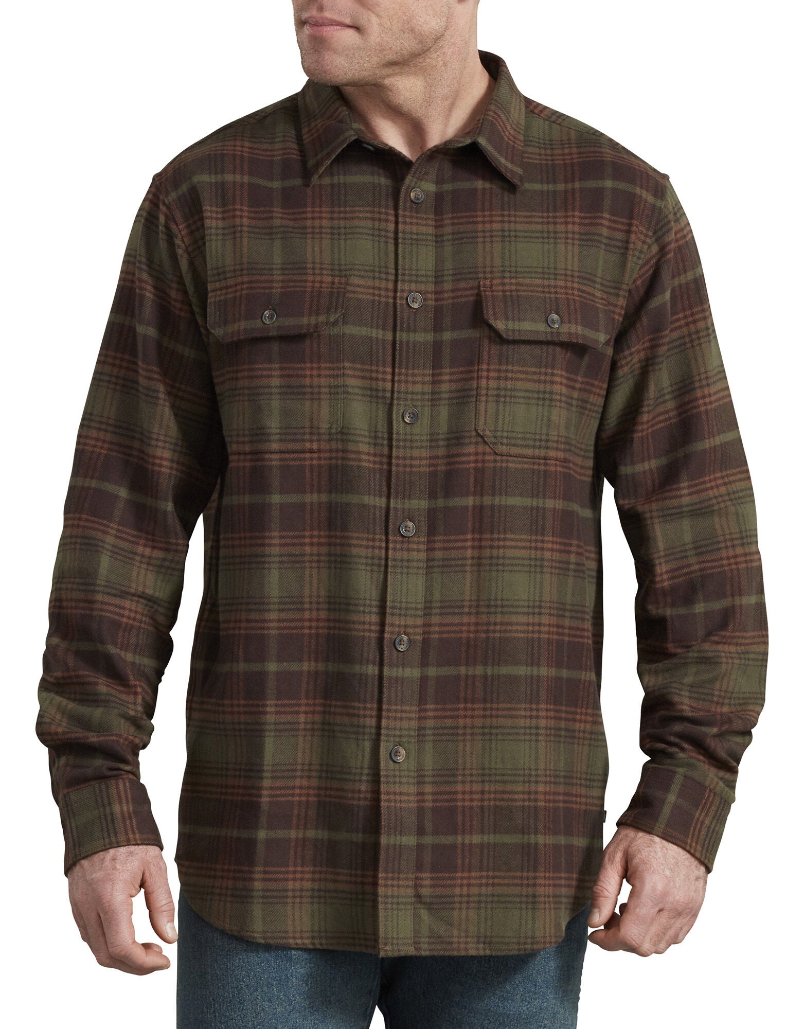 NEW! Orvis - Heavy Weight Flannel Shirts - Plaid - Red, Green, Navy, & Brown