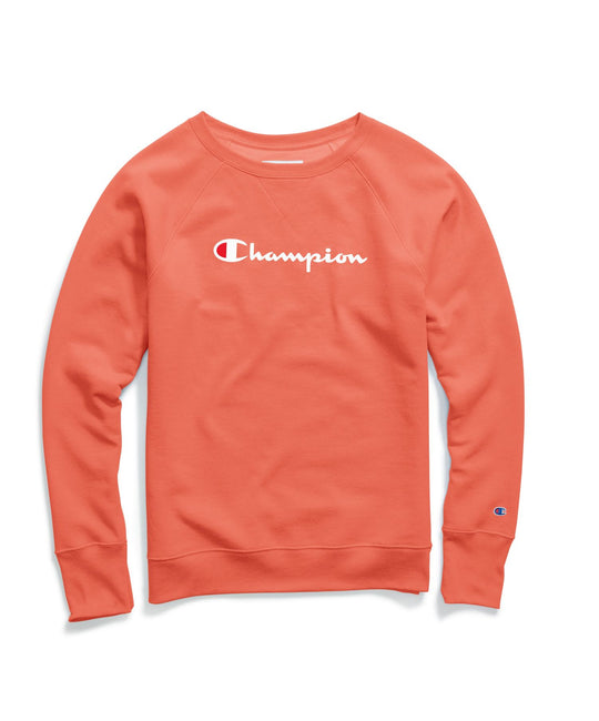 Champion Womens Plus Powerblend Fleece Crew