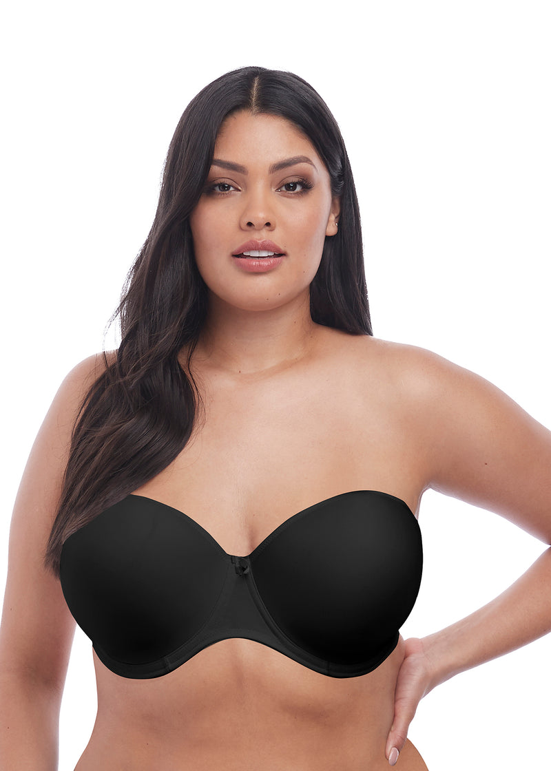 Elomi Womens Smooth Underwire Moulded Strapless Bra
