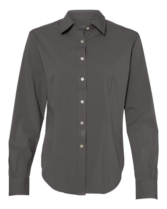 Van Heusen Womens Flex 3 Shirt With Four-Way Stretch, XL, White