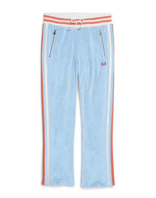 Champion Life Womens Terry Warm Up Slim Flare Pants