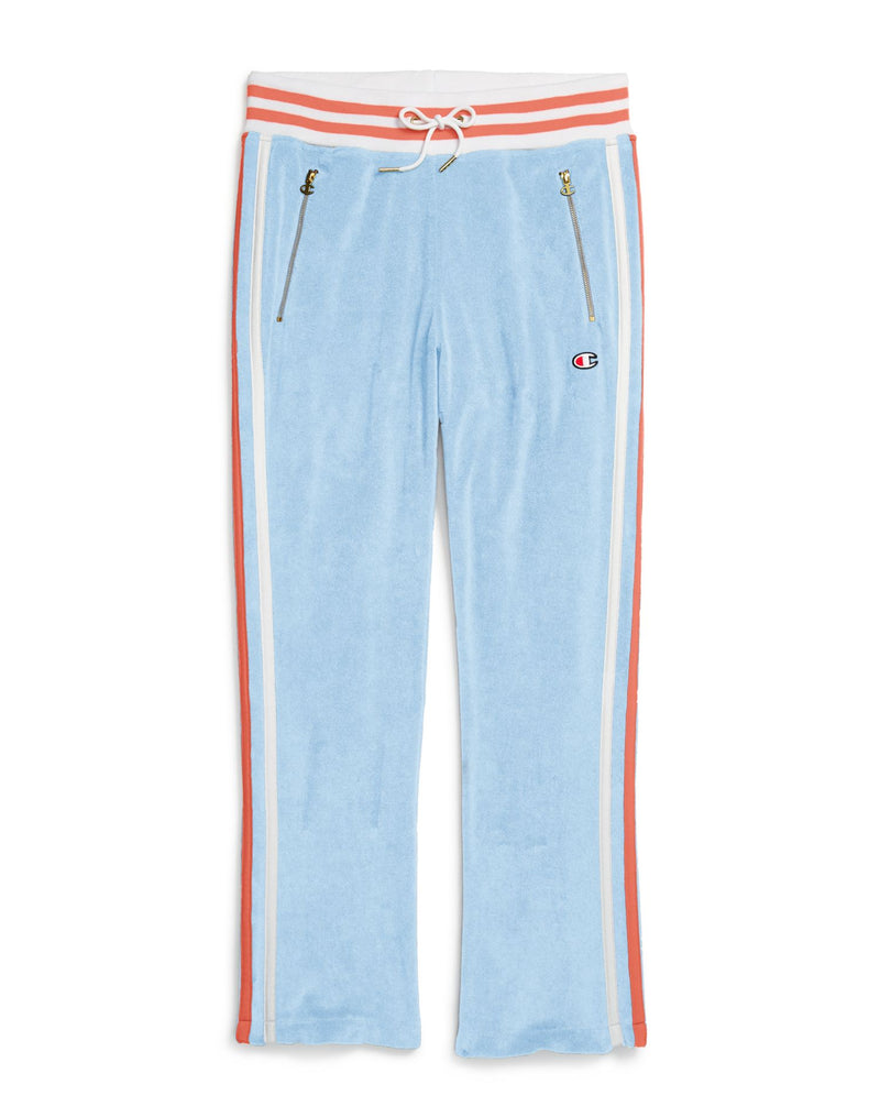 Champion Life Womens Terry Warm Up Slim Flare Pants