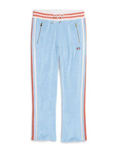 Champion Life Womens Terry Warm Up Slim Flare Pants