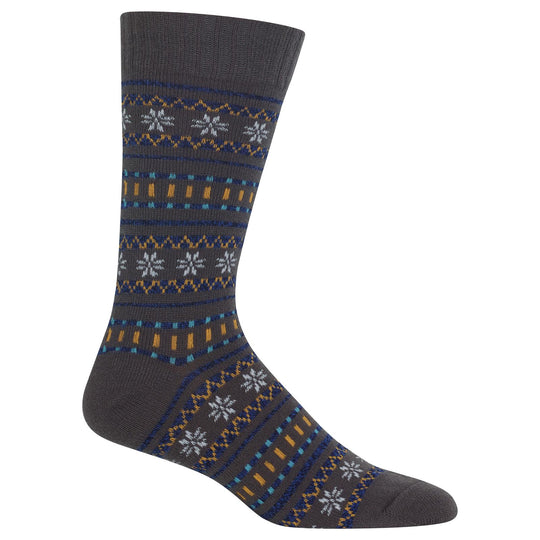 Hot Sox Mens Fair Isle Socks