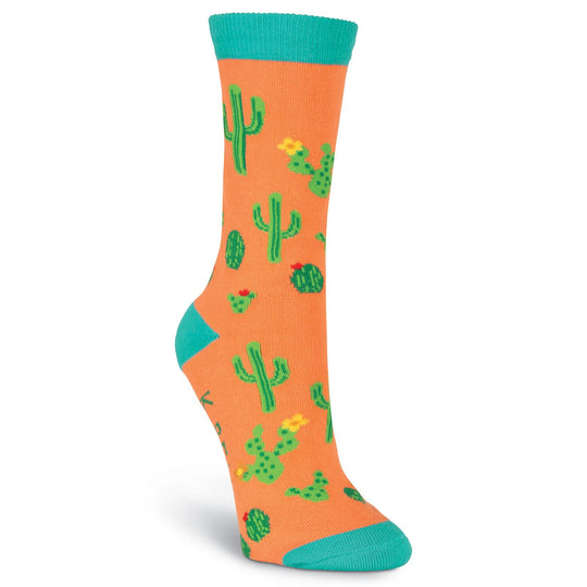 K. Bell Womens Cactus Crew Socks - American Made