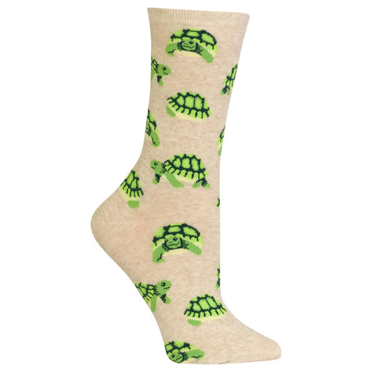 Hot Sox Womens Turtles Crew Socks