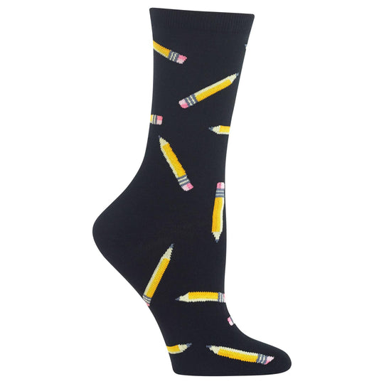 Hot Sox Womens Pencils Crew Socks