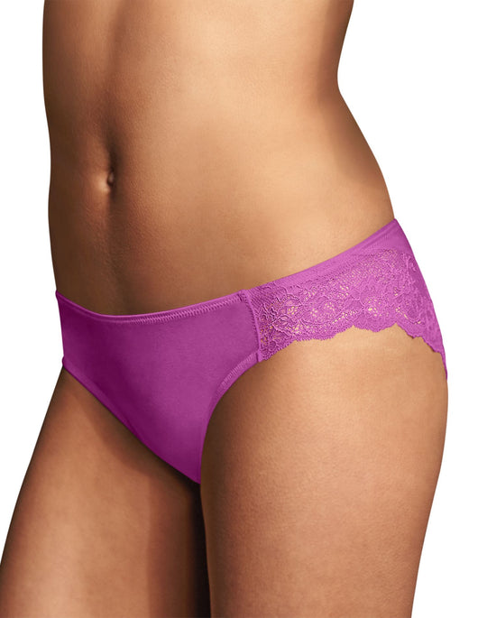 Maidenform Women`s Comfort Devotion Lace Back Tanga