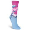 K. Bell Womens Dolphins Crew Socks