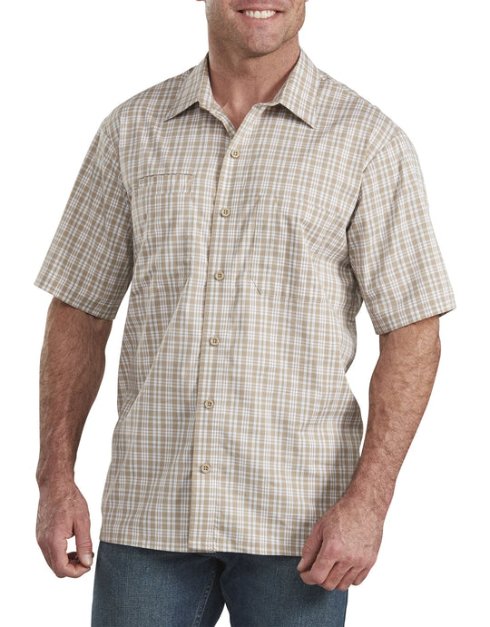 Dickies Mens Temp-iQ Performance Cooling Woven Short Sleeve Shirt