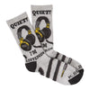 K. Bell Mens Quiet Crew Socks