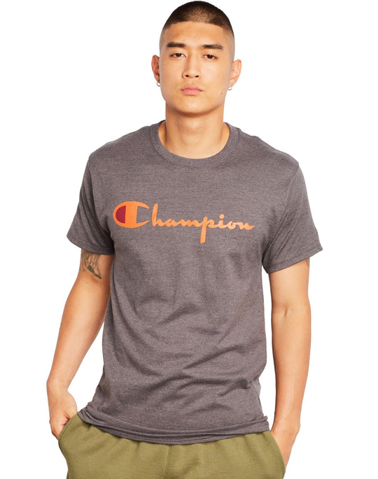 Champion Mens Graphic Short Sleeve Jersey Tee