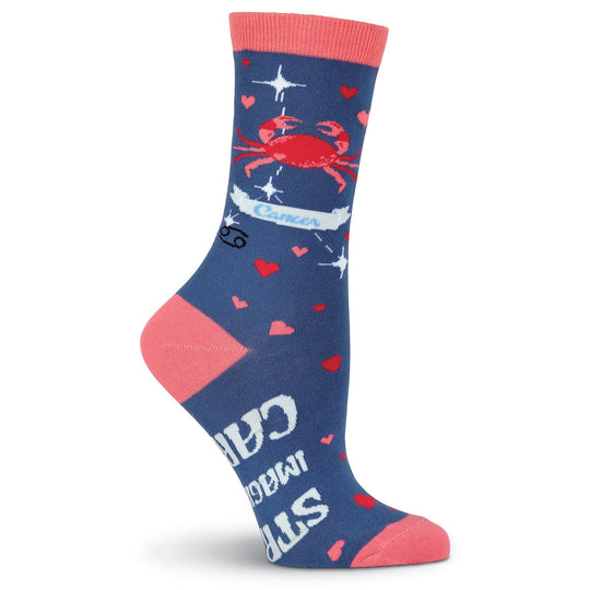 K. Bell Womens Cancer Crew Socks