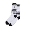 Hot Sox Mens King Tiger Embroidered Crew Socks