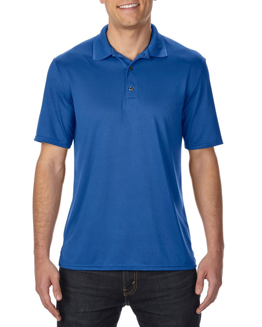 Gildan Mens Performance Jersey Sport Shirt, S, Marbled Navy