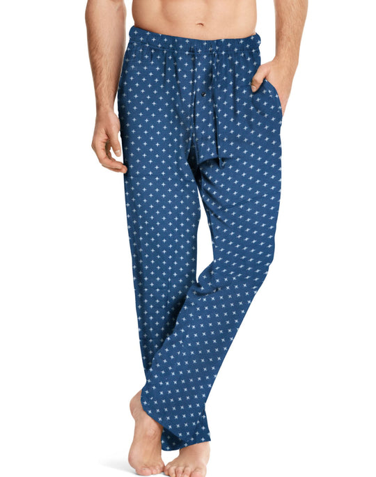 Hanes Men`s ComfortSoft Cotton Printed Lounge Pants