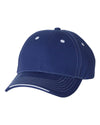Sportsman Tri-Color Cap, One Size, White/Black