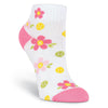 K. Bell Womens Floral Tennis Quarter Socks