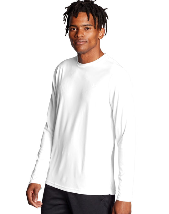 Champion Mens Double Dry Core Long-Sleeve Tee