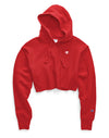 Champion Life Womens Reverse Weave Cropped Cut Off Pullover Hoodie