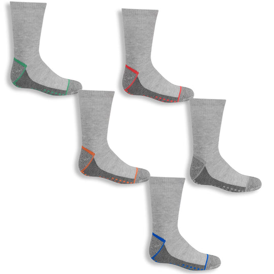 Fruit of the Loom Boys Core 6 Pack Crew Socks