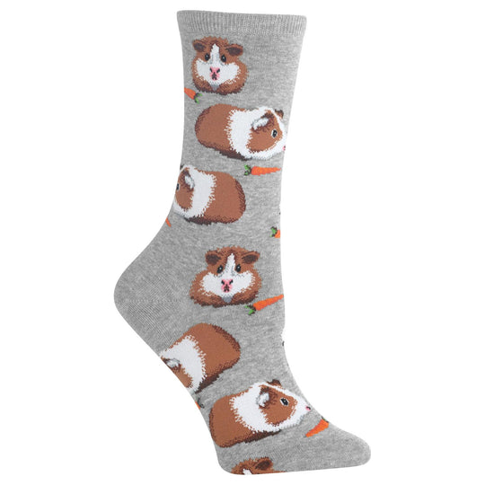 Hot Sox Womens Guinea Pigs Crew Socks