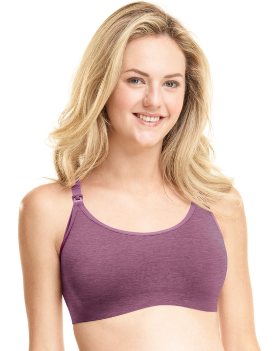 Playtex Womens Nursing Seamless Racerback Wirefree Crop Bra