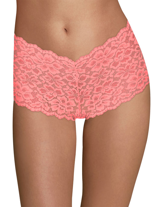 Maidenform Womens Sexy Must Haves Lace Cheeky Boyshort