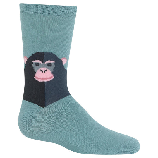 Hot Sox Kids Monkey Crew Socks
