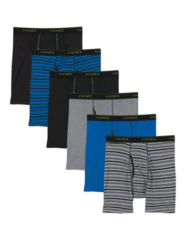 Hanes Men's Tagless® Boxer Briefs 6-Pack