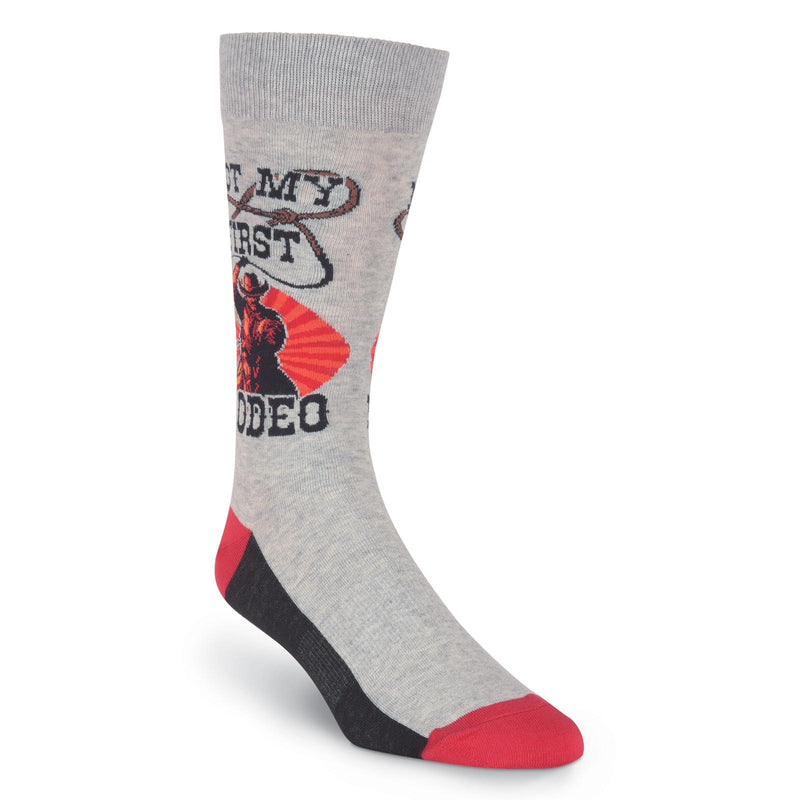K. Bell Mens Not My First Rodeo Crew Socks