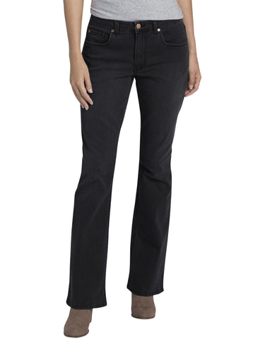 Dickies Womens Perfect Shape Bootcut Stretch Denim Jean