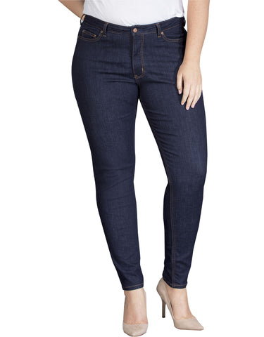 Dickies Womens Plus Size Perfect Shape Skinny Stretch Denim Jean